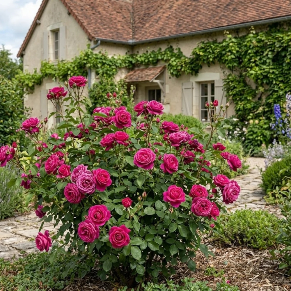 Rosier à grandes fleurs Paris Match® 'Richotale'