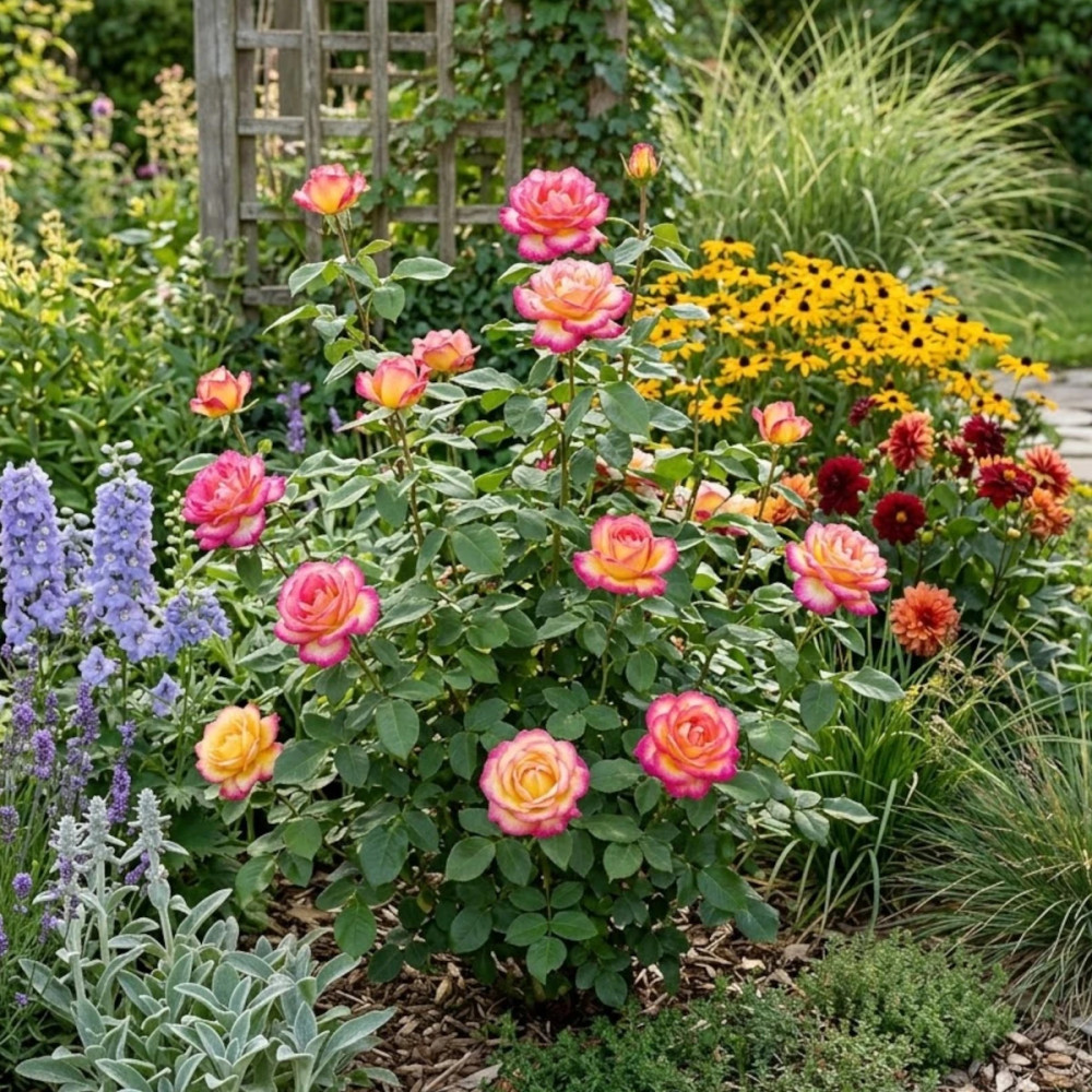 Rosier à grandes fleurs Roxane® 'Lapdalsar'
