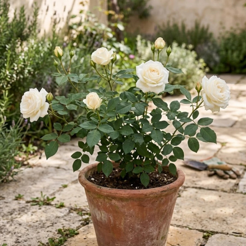 Rosier à grandes fleurs Virgo
