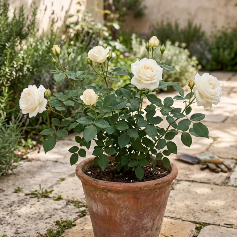 Rosier à grandes fleurs Virgo