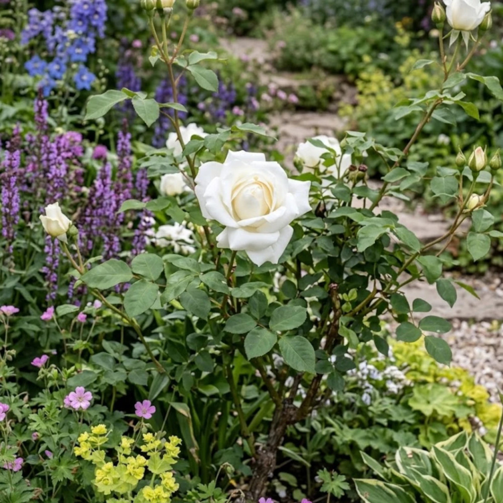 Rosier à grandes fleurs Virgo