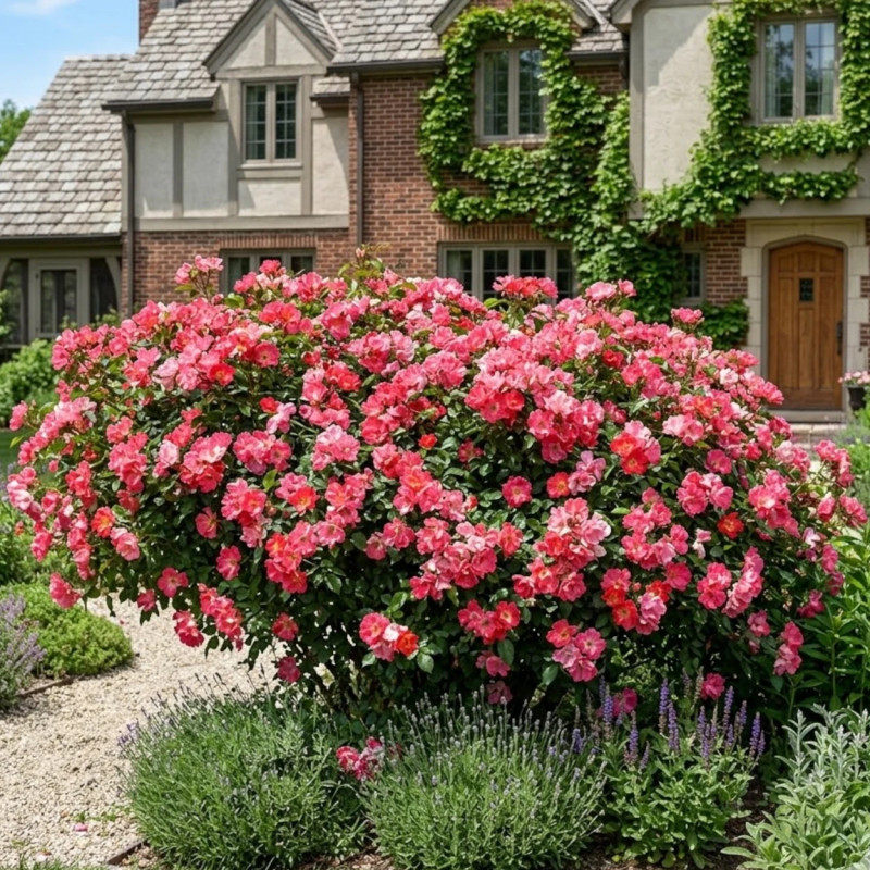 Rosier à fleurs groupées Alex Lutz® 'Evetricol'