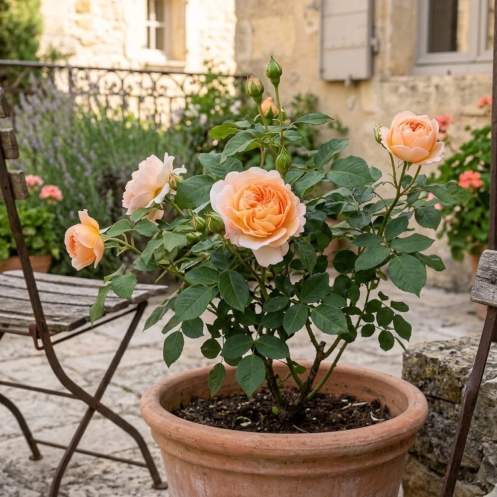Rosier à grandes fleurs Amélie Nothomb® 'Delathom'