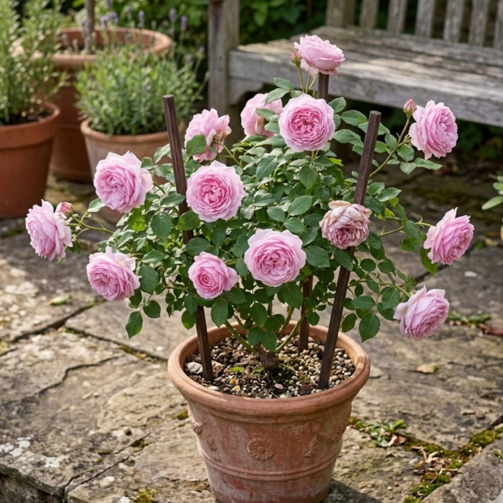 Rosier à grandes fleurs André Eve le jardinier des roses® 'Evegeboll' Rosier à grandes fleurs André Eve le jardinier des roses® 'Evegeboll'