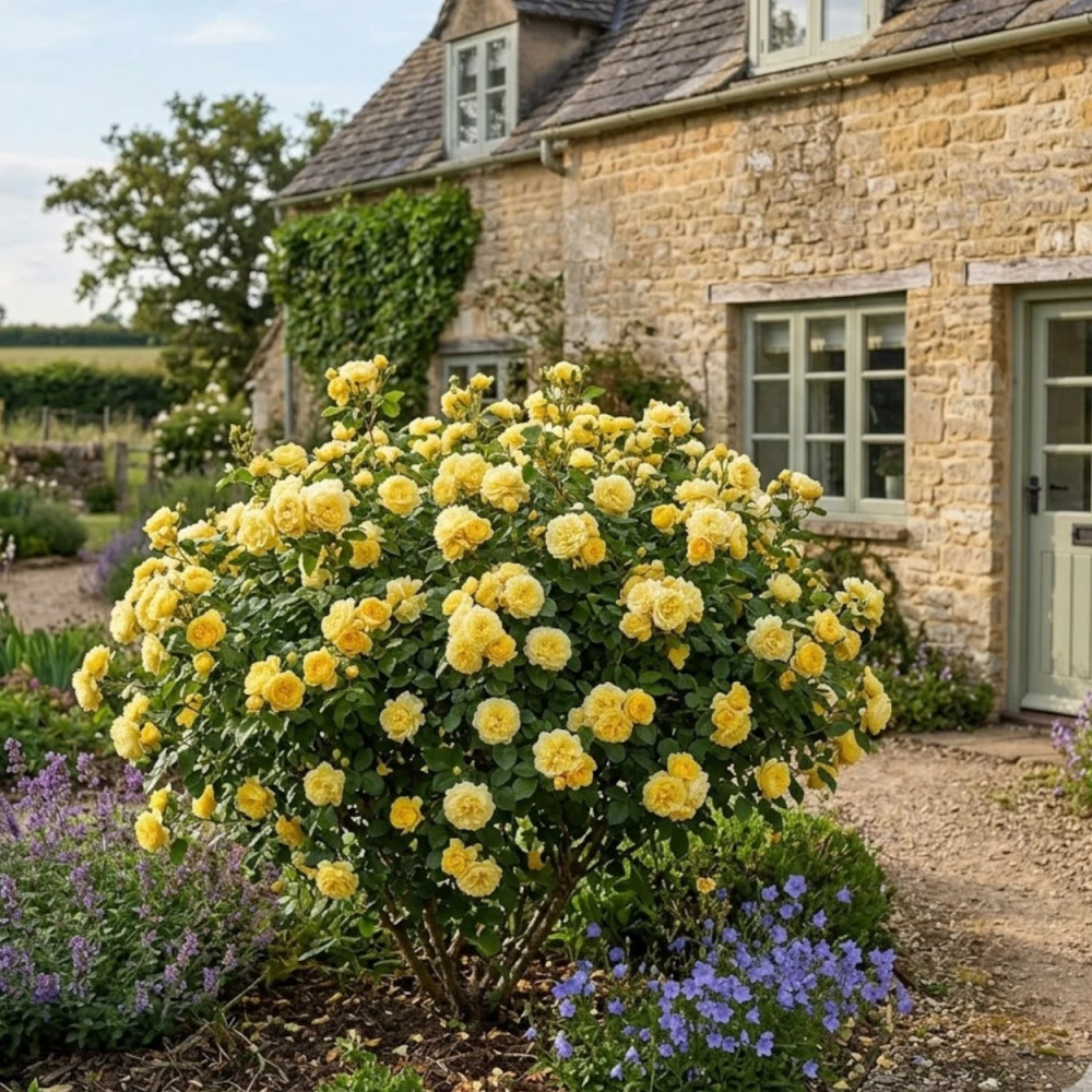 Rosier à fleurs groupées Anny Duperey® 'Meitongas' Rosier Yellow MEILOVE® Rosier à fleurs groupées Anny Duperey® 'Meitongas' Rosier Yellow MEILOVE®