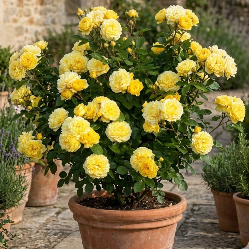 Rosier à fleurs groupées Anny Duperey® 'Meitongas' Rosier Yellow MEILOVE® Rosier à fleurs groupées Anny Duperey® 'Meitongas' Rosier Yellow MEILOVE®