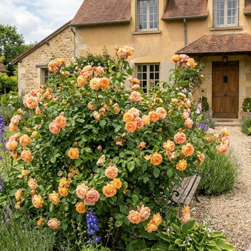 Rosier à fleurs groupées Arpège® 'Dicjardi'