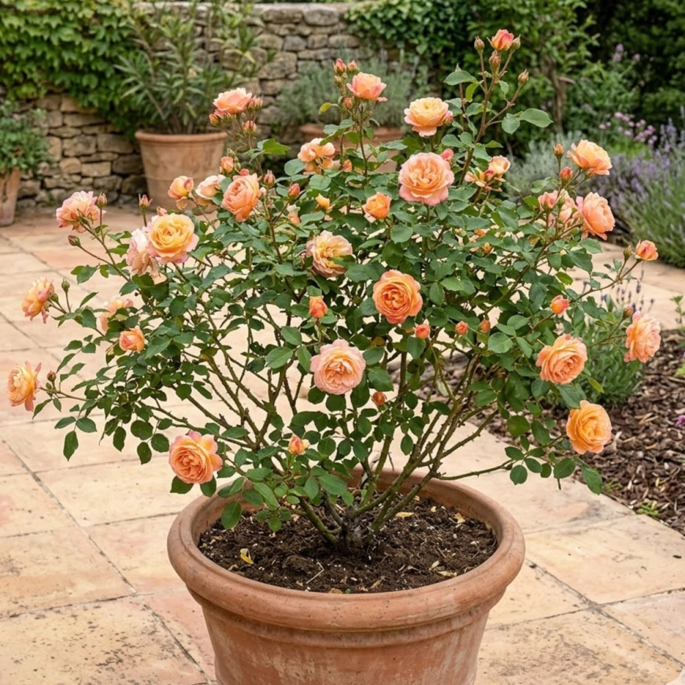 Rosier à fleurs groupées Arpège® 'Dicjardi' Rosier à fleurs groupées Arpège® 'Dicjardi'