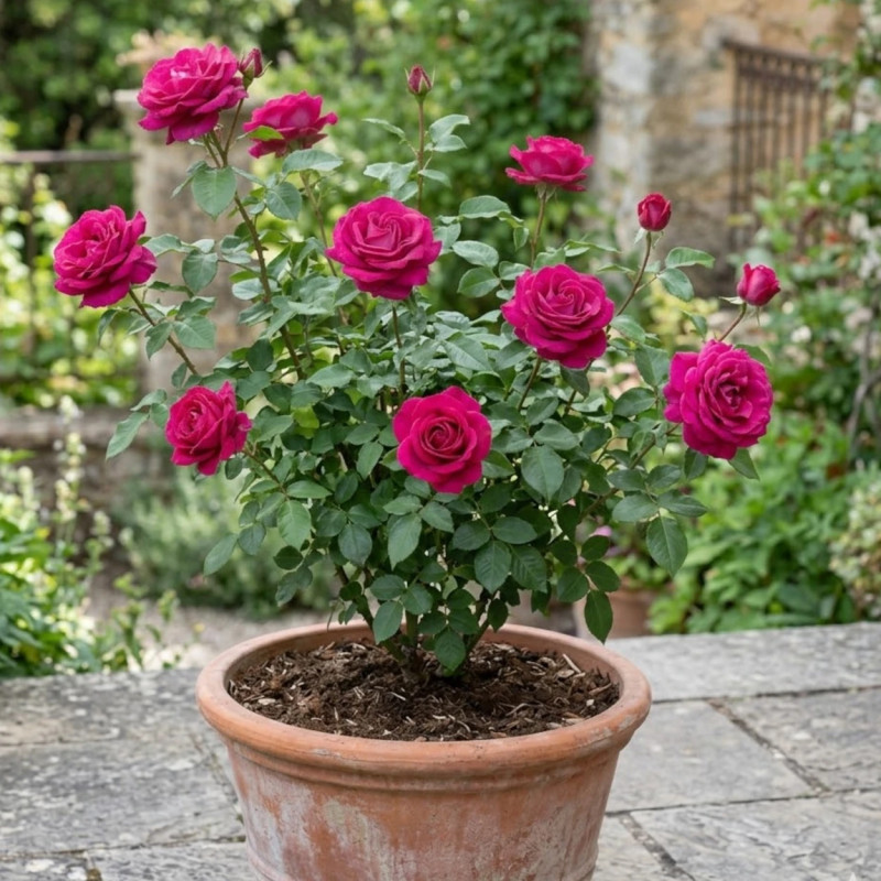 Rosier à grandes fleurs Belles Rives® 'Meizolnil'