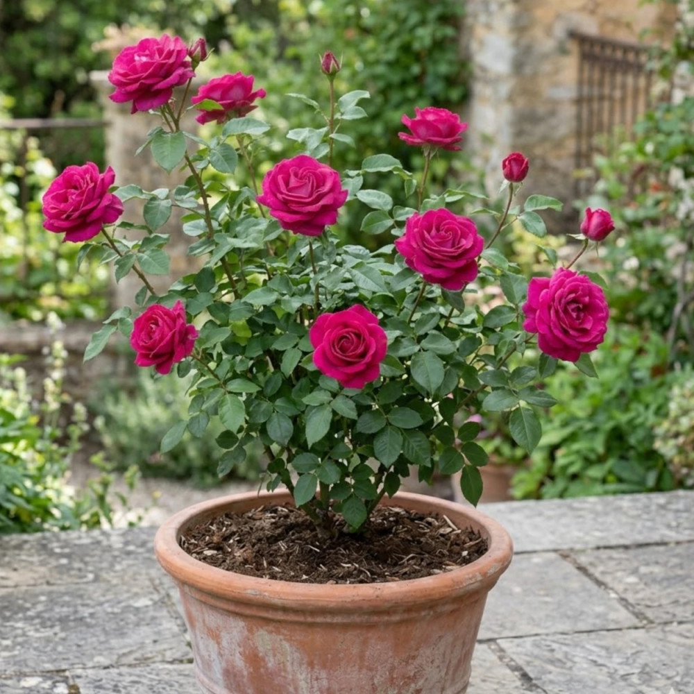 Rosier à grandes fleurs Belles Rives® 'Meizolnil'