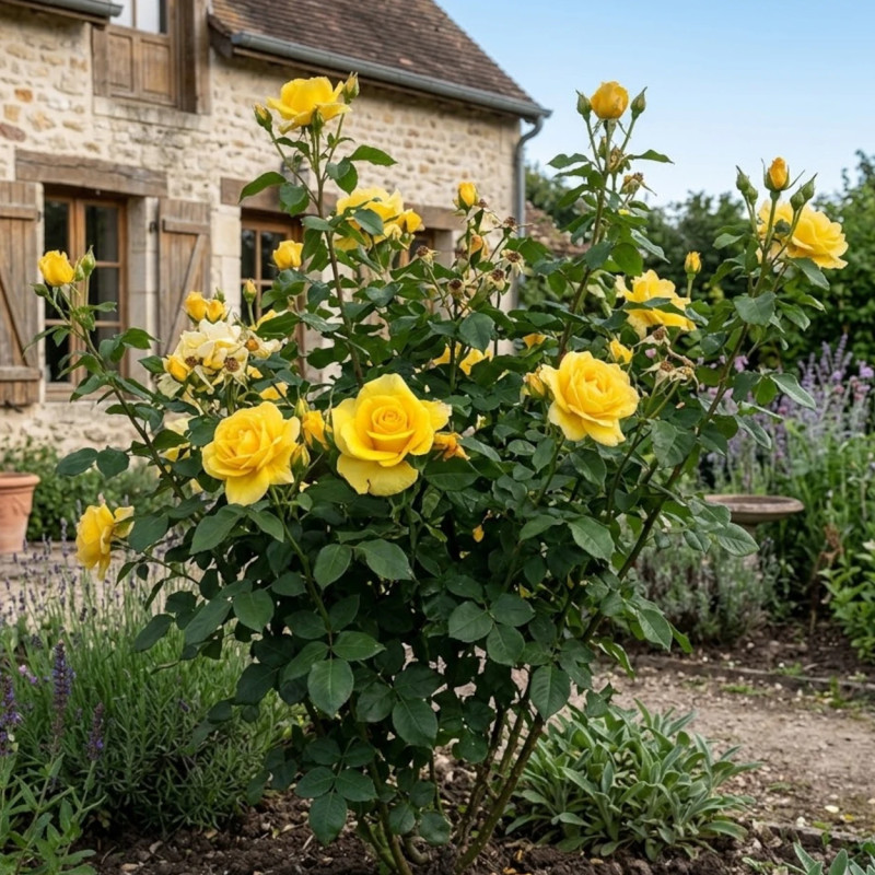 Rosier à grandes fleurs Bernard Hinault® 'Crobourg'
