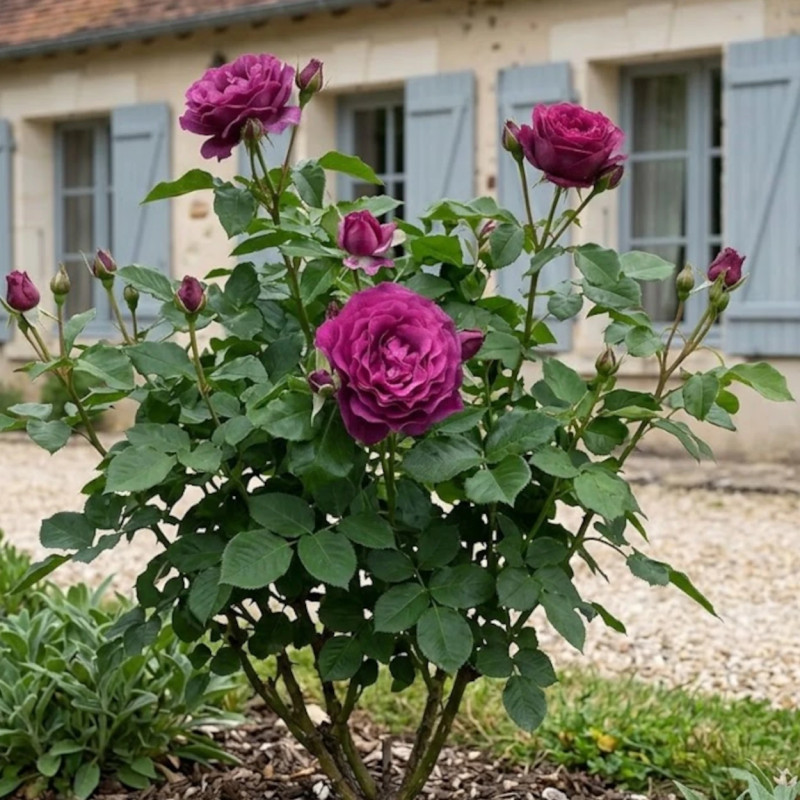 Rosier à fleurs groupées Blue Eden® 'Wekisosblip'