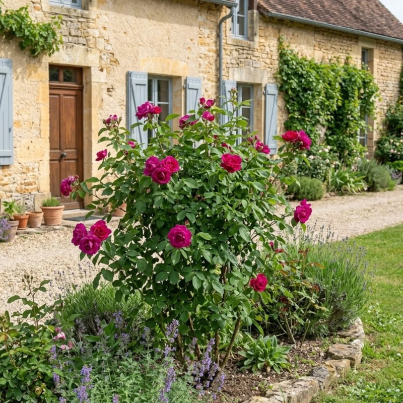 Rosier à fleurs groupées Bluebell® 'Meimindefer'