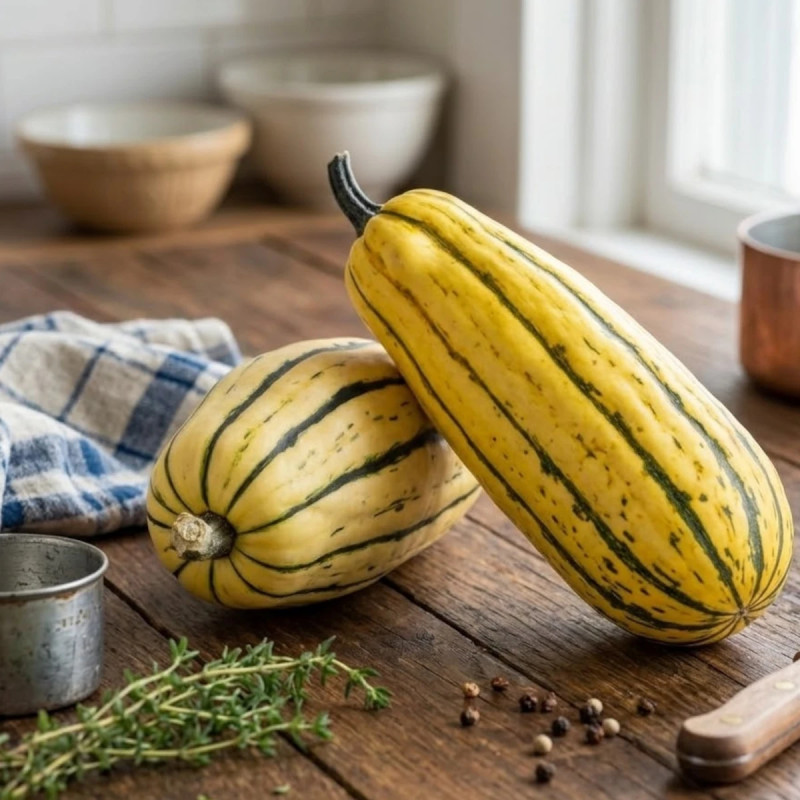 Plant de Courge Delicata HF1 (Sweet Potato)