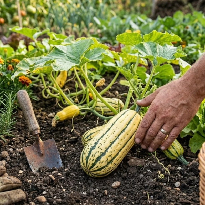 Plant de Courge Delicata HF1 (Sweet Potato)