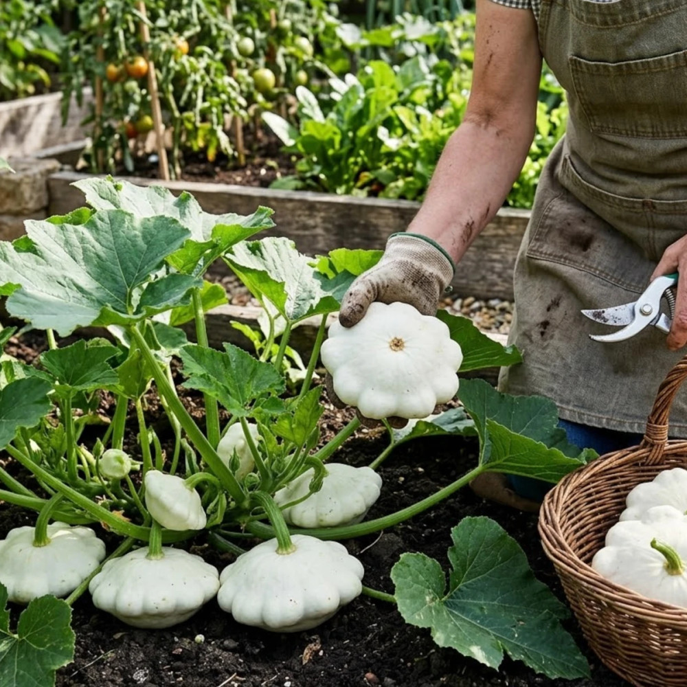 Plant de Pâtisson Custard White HF1