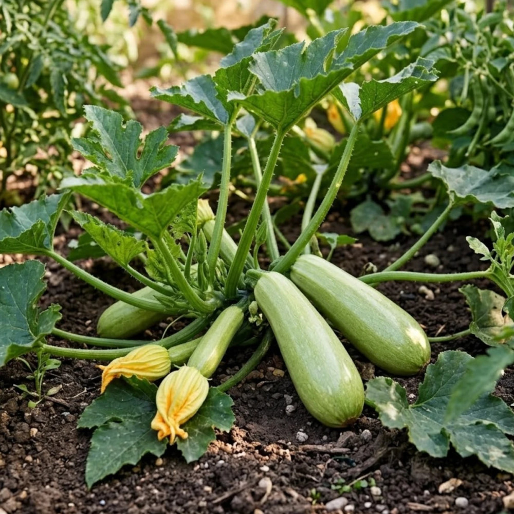 Plant de Courgette Blanche Amalthee HF1 Plant de Courgette Blanche Amalthee HF1