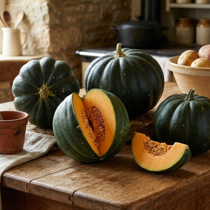 Plant de Melon Noir des Carmes HF1
