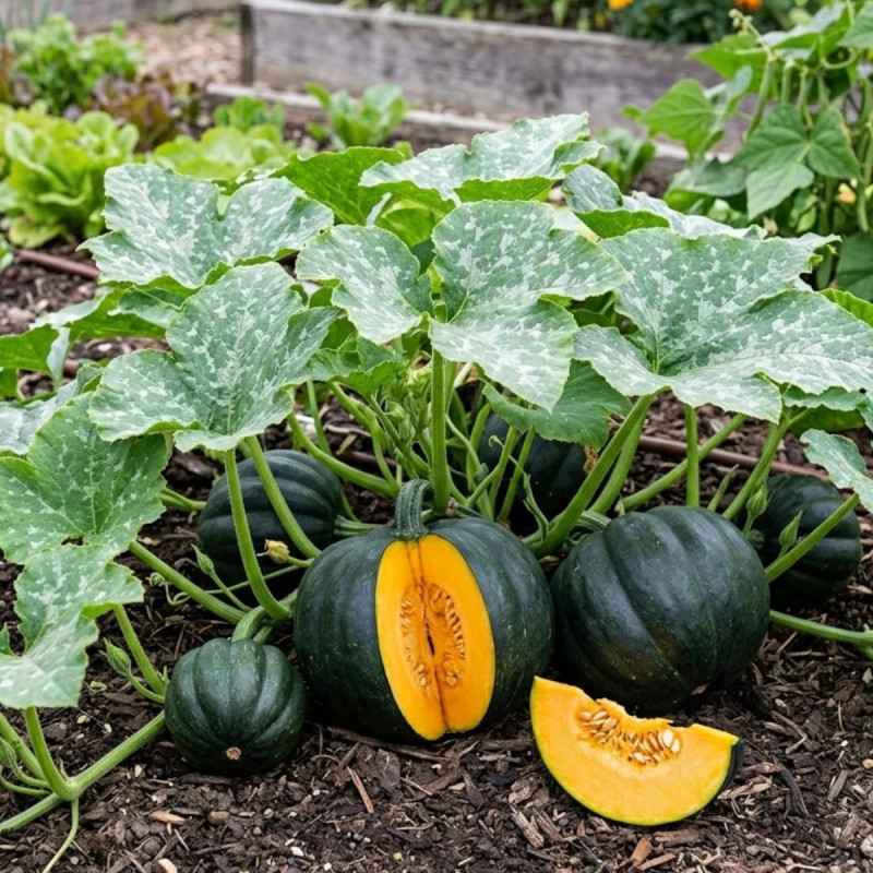 Plant de Melon Noir des Carmes HF1