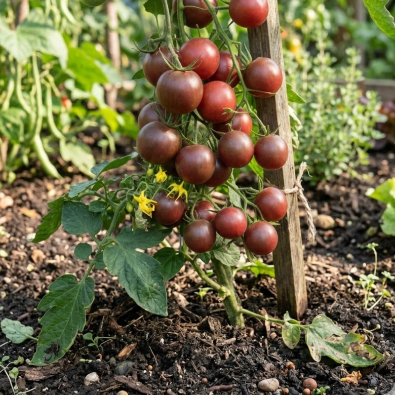Plant de tomate Black Cherry F1 type Cerise