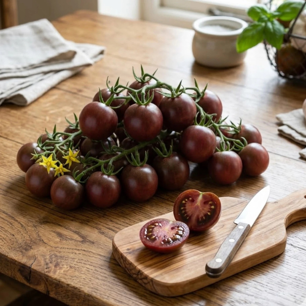 Plant de tomate Black Cherry F1 type Cerise