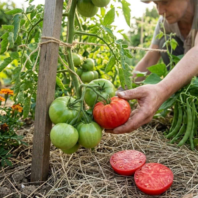 Plant de tomate Buffalo Pink type Marmande