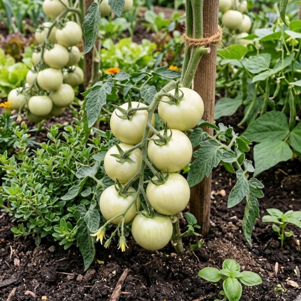 Plant de tomate Mirabelle Blanche F1 type Cerise