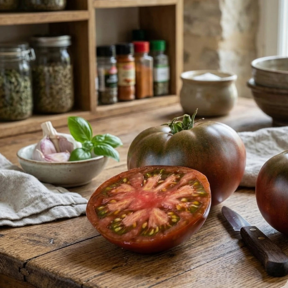 Plant de tomate Noire de Crimée Plant de tomate Noire de Crimée