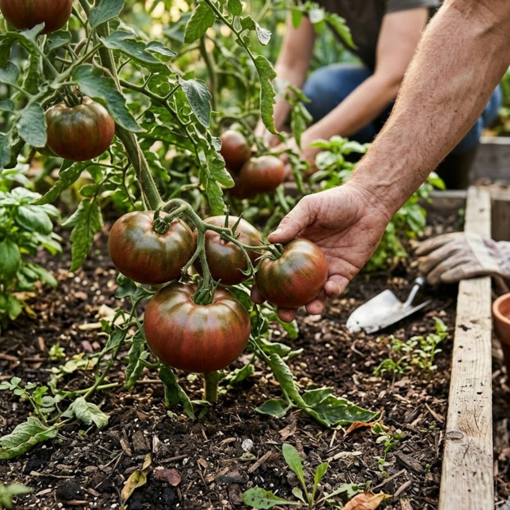 Plant de tomate Noire de Crimée Plant de tomate Noire de Crimée