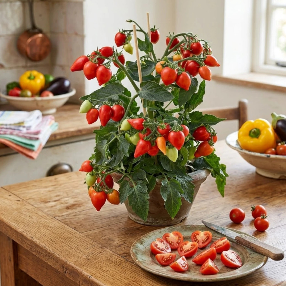 Plant de tomate Plumbrella Rouge type Cerise Plant de tomate Plumbrella Rouge type Cerise