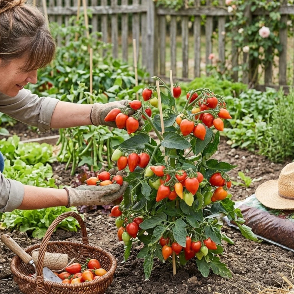 Plant de tomate Plumbrella Rouge type Cerise Plant de tomate Plumbrella Rouge type Cerise
