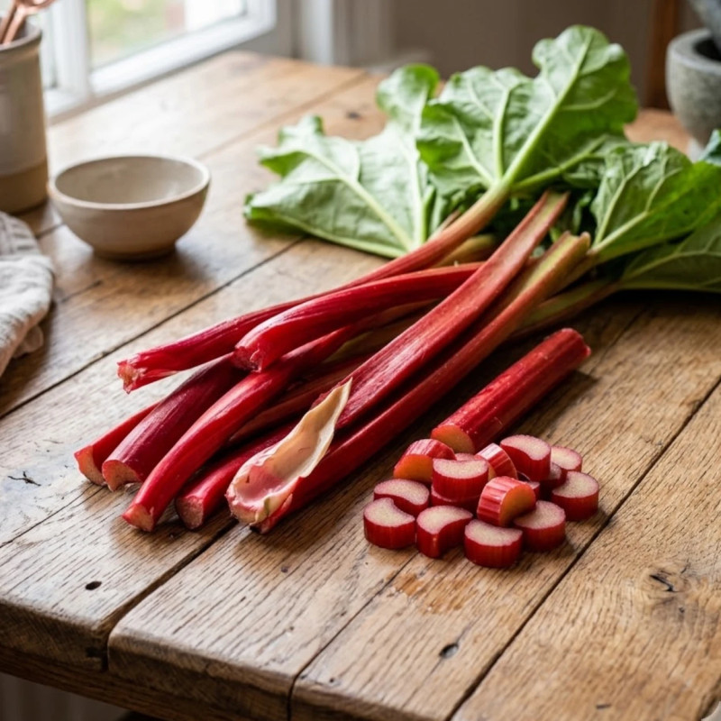 Plants de Rhubarbe des jardins Poncho
