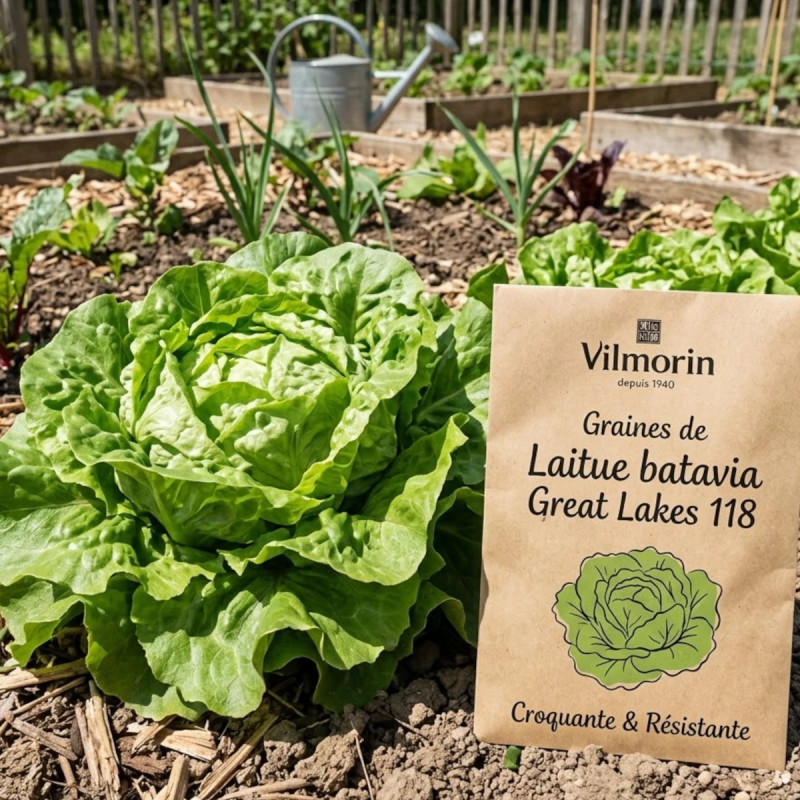 Graines de Laitue batavia Great Lakes 118 - Vilmorin