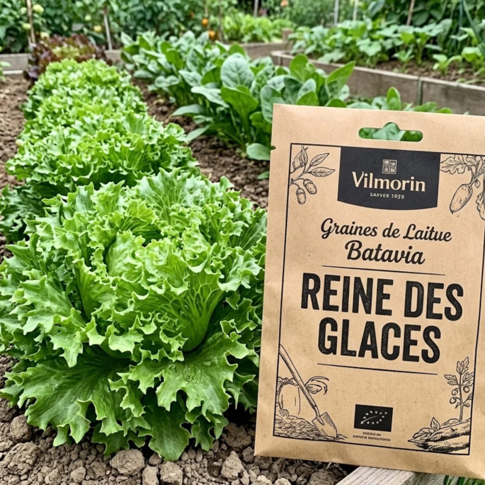 Graines de Laitue Batavia Reine des glaces - Vilmorin