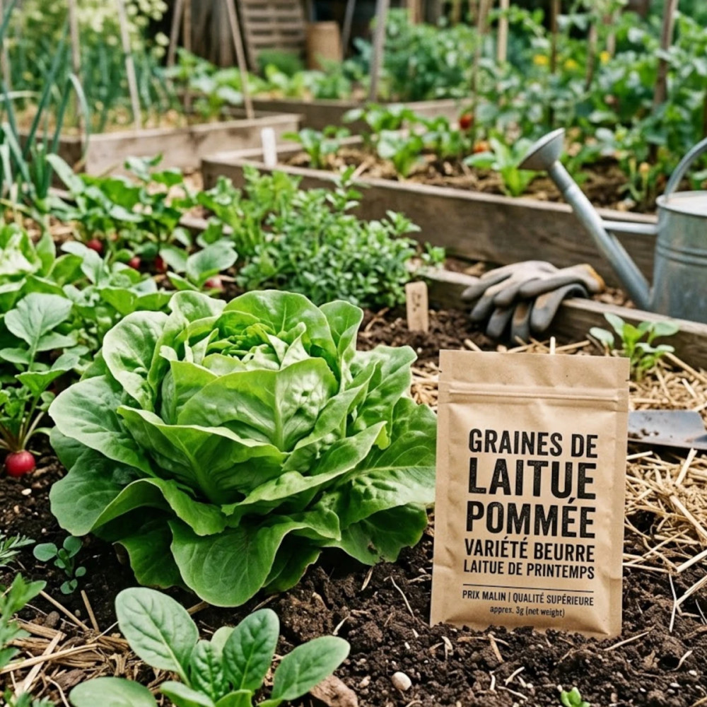 Graines de Laitue pommée - Prix malin Graines de Laitue pommée - Prix malin