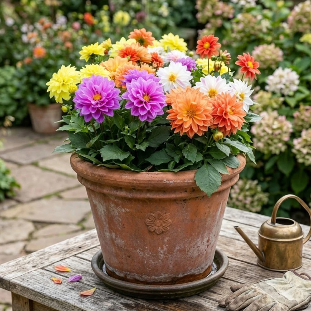 Dahlia Nain variés Dahlia Nain variés