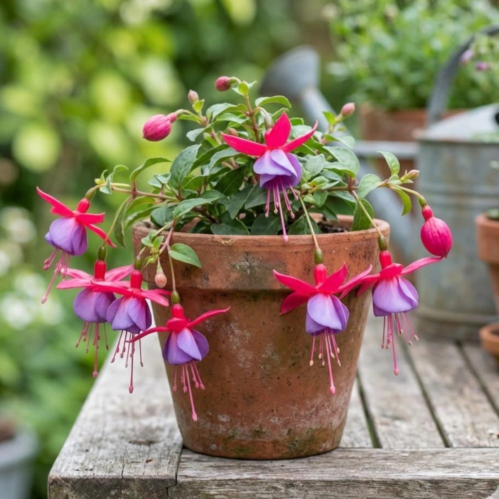 Fuchsia annuel varié Fuchsia annuel varié