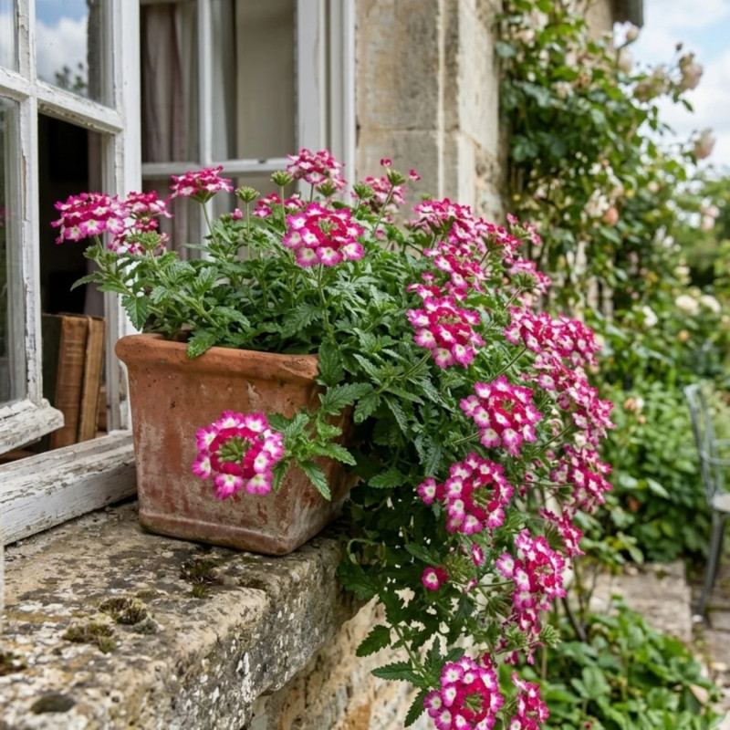 Verveine retombante variée
