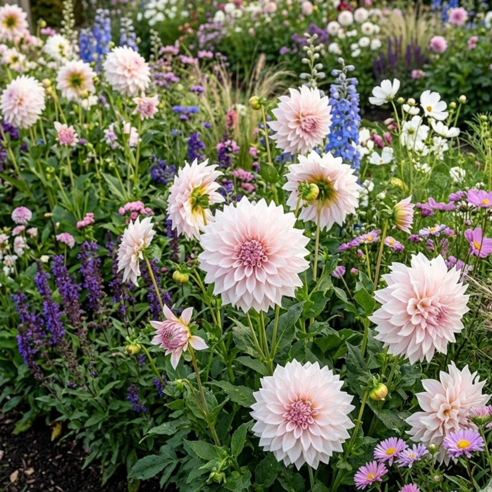 Plant de Dahlia décoratif Café au Lait Plant de Dahlia décoratif Café au Lait