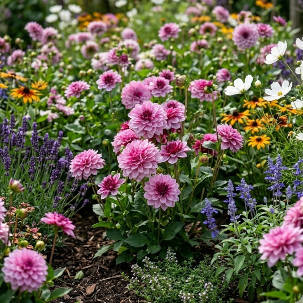 Plant de Dahlia décoratif Crème de Cassis Plant de Dahlia décoratif Crème de Cassis