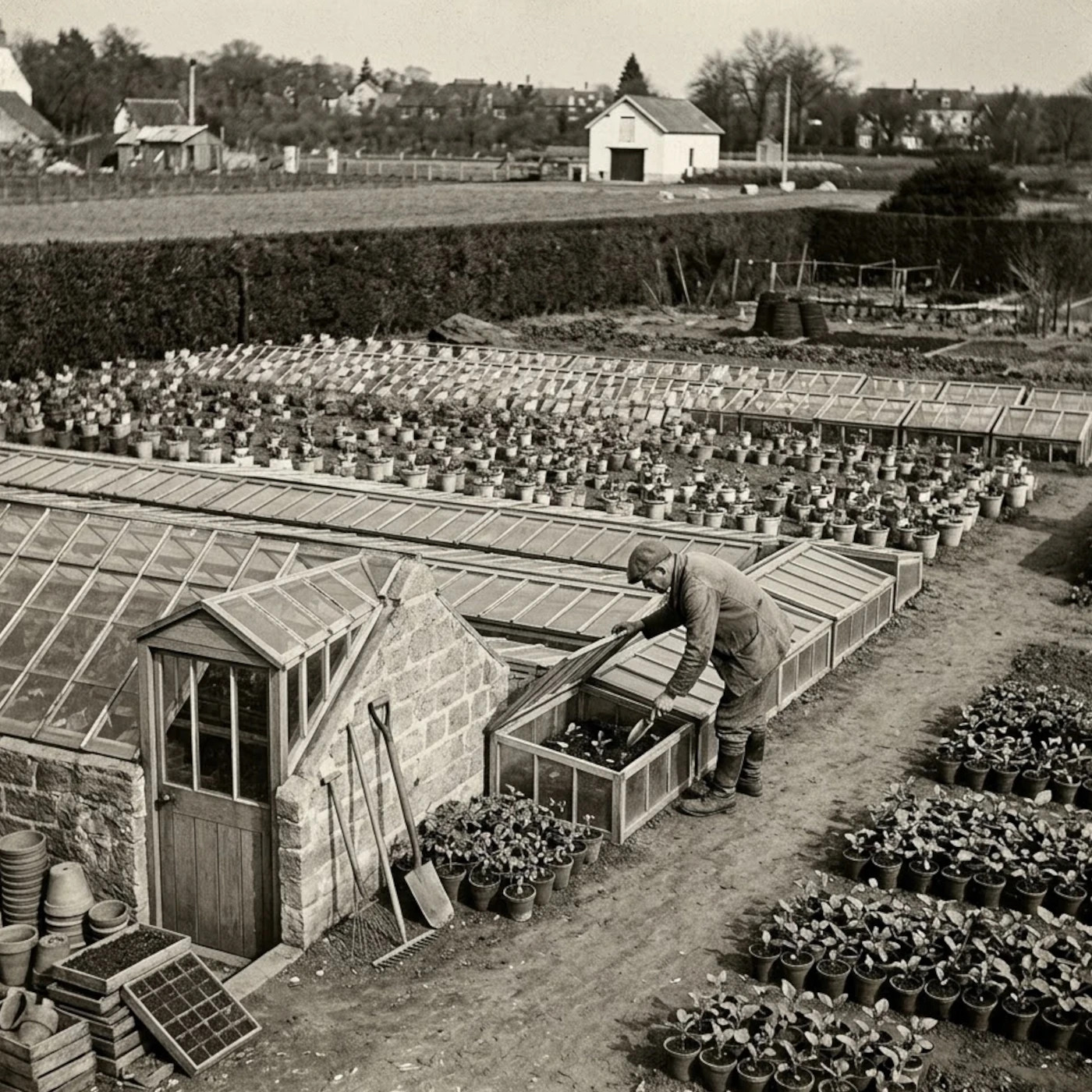 Racines historiques et culture végétale en pleine terre