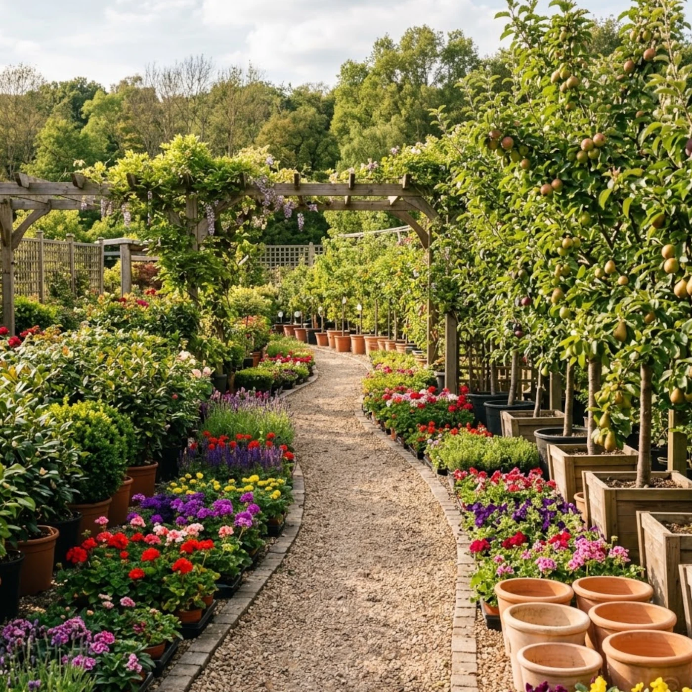 Variété d'arbustes et de végétaux chez Plantes Avenue