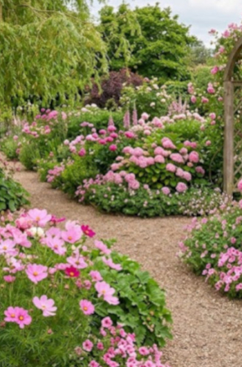 Un jardin rose