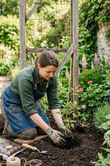 Où planter une clématite dans le jardin ?