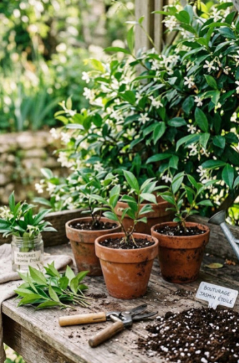 Bouturer le jasmin étoilé